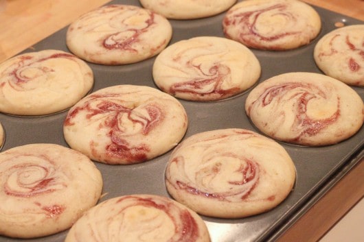Raspberry Swirl Cupcakes @createdbydiane