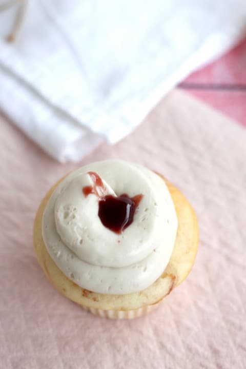 Raspberry Swirl Cupcakes @createdbydiane