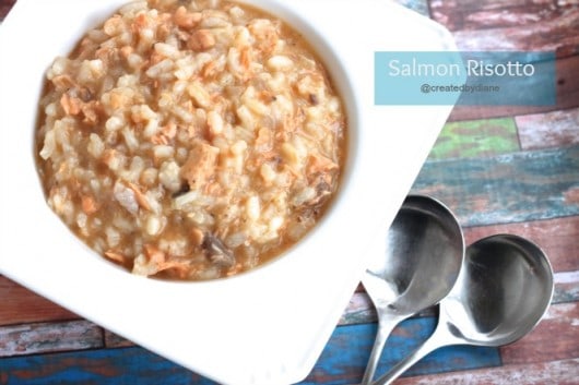 salmon risotto @createdbydiane