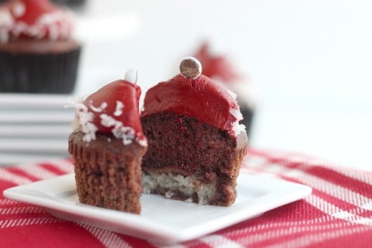 Almond Joy Cupcakes with Almond Joy Candy