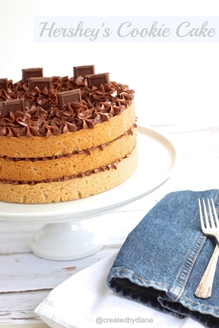 Hershey's Cookie Cake @createdbydiane