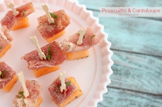 Proscuitto & Cantaloupe Appetizer @createdbydiane #food #appetizer