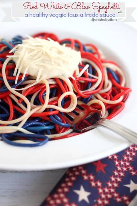 Red-White-and-Blue-Spaghetti-with-a-healthy-veggie-faux-alfredo-sauce-@createdbydiane-recipe-healthy-july4-patriotic-
