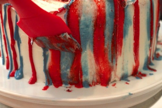 easiest 4th of July Cake EVER! @createdbydiane