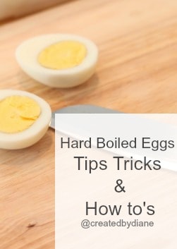 hard boiled eggs