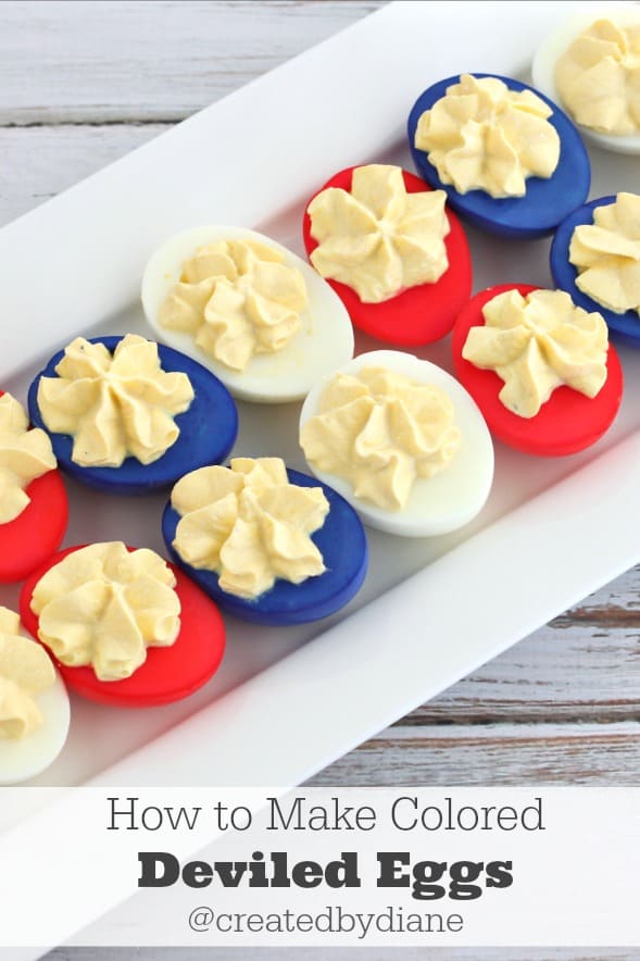 how to make colored deviled eggs @createdbydiane