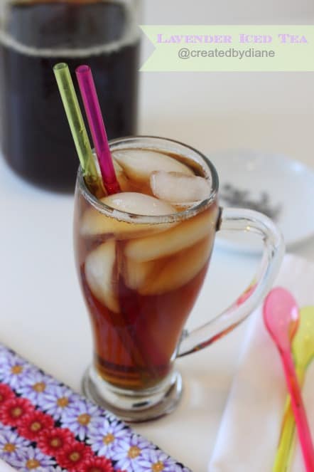 Lavender Iced Tea @createdbydiane