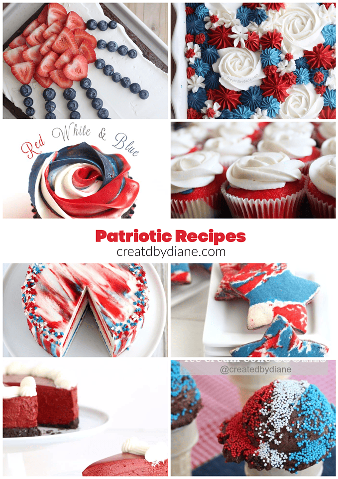 PATRIOTIC RECIPES createdbydiane.com