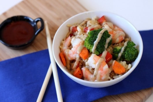 shrimp fried rice @createdbydiane