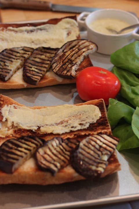 Grilled Eggplant Sandwich