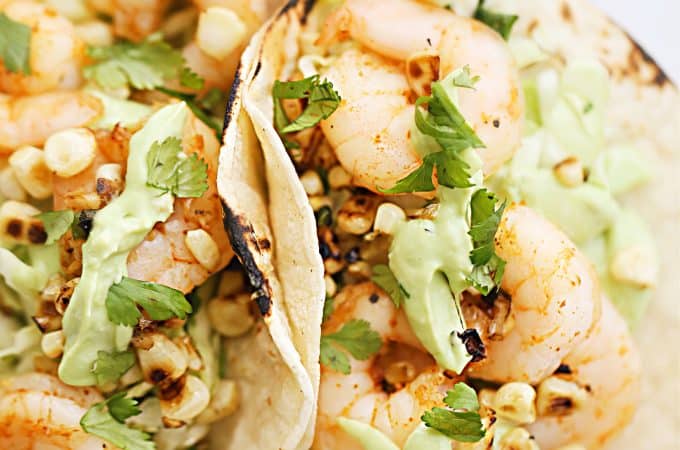 SIMPLE SHRIMP TACOS createdbydiane.com