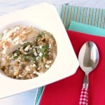 verde chicken risotto @createdbydiane