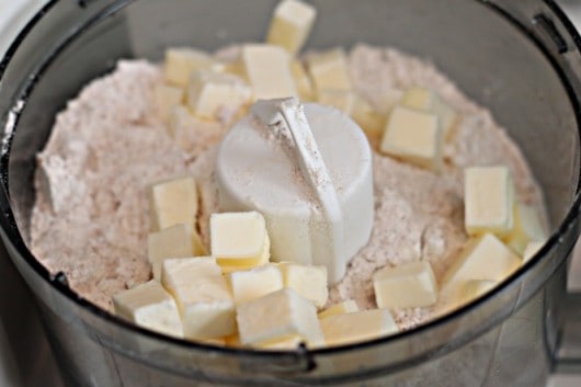 making scones in a food processor @createdbydiane