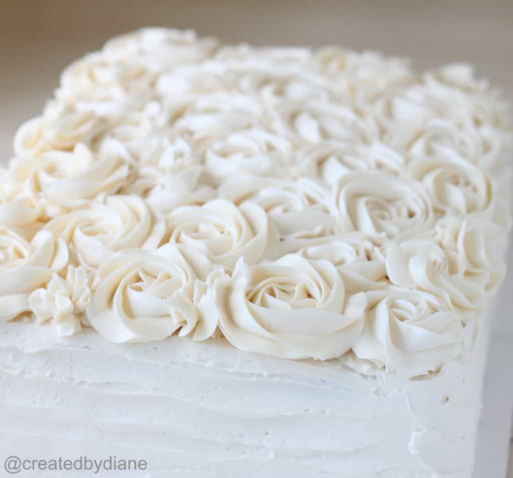 How to decorate a Rose Cake @createdbydiane