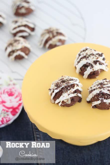 Rocky Road Cookies @createdbydiane