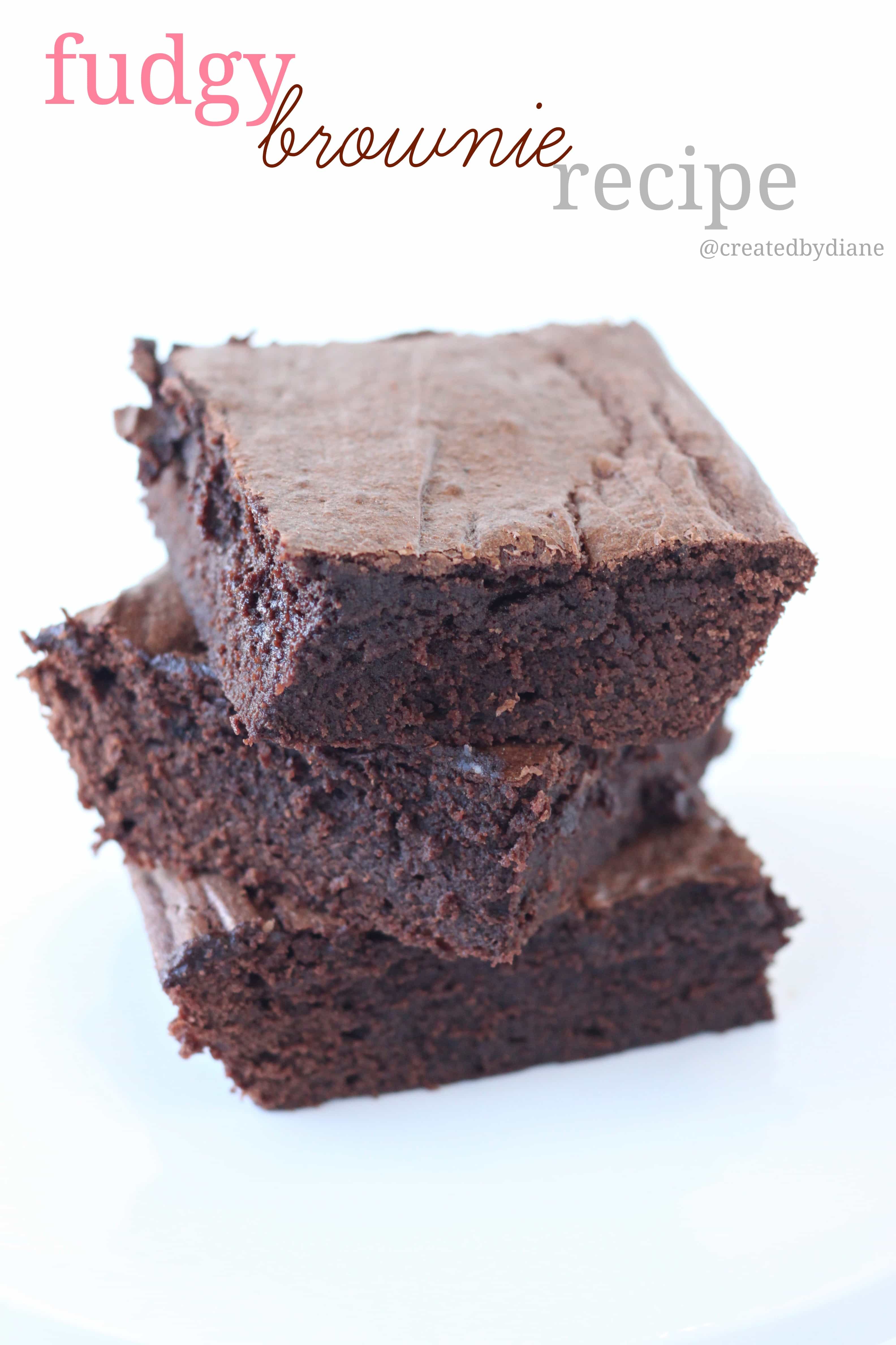 Fudgy Brownie Recipe