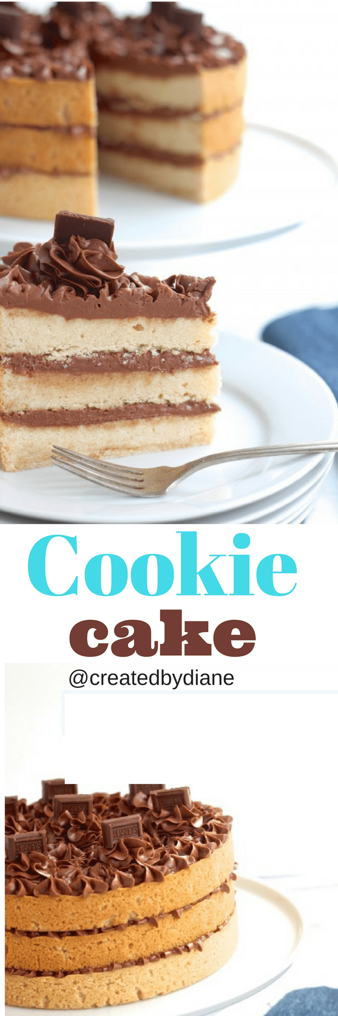 hersheys chocolate sugar cookie cake @createdbydiane