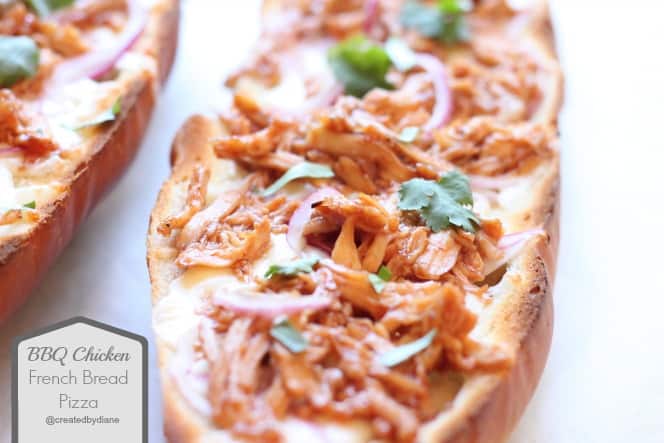 BBQ Chicken French Bread Pizza