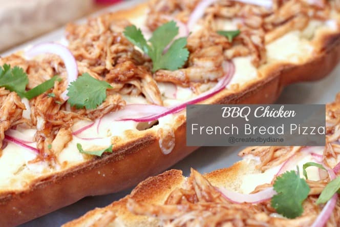 BBQ CHicken Frech Bread Pizza