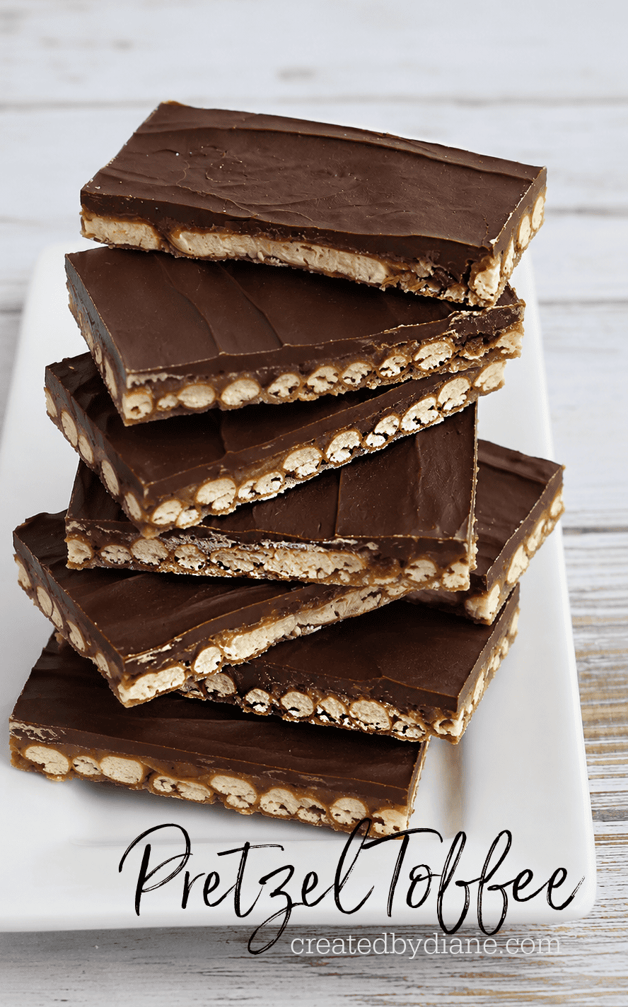 salty sweet pretzel toffee recipe createdbydiane