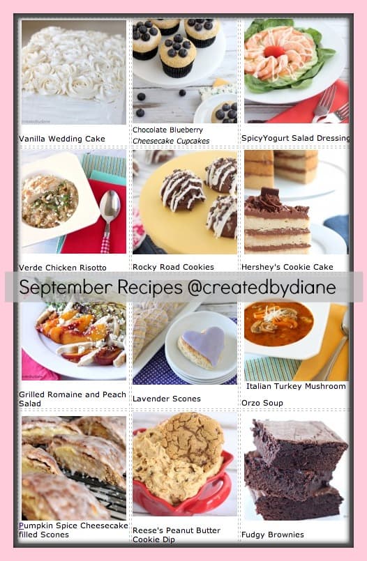 September 2013 Recipes @createdydiane