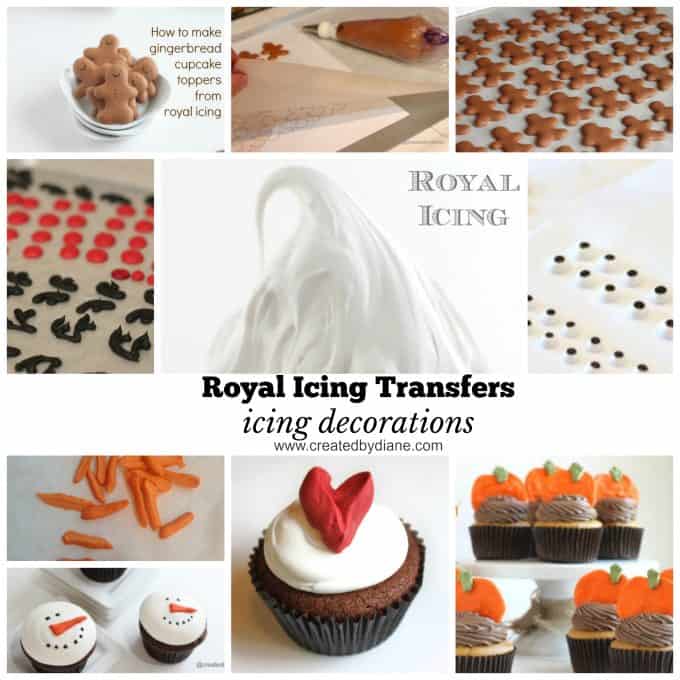 royal icing transfers, icing decorations for cakes, cookies, www.createdbydiane.com