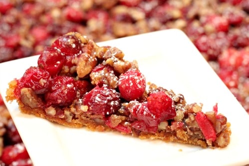 cranberry cheesecake bars @createdbydiane