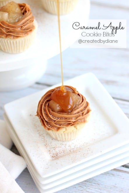 Caramel Apple Cookie Bites