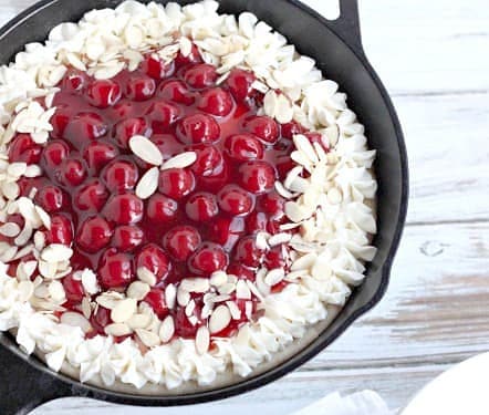 Cherry Cheesecake Skillet Cookie Pie | Created by Diane