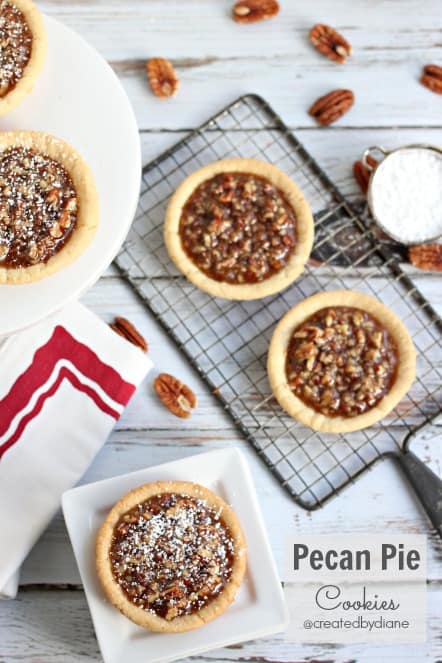 Pecan Pie Cookies @createdbydiane