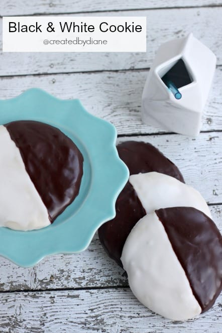 Black and White Cookie @createdbydiane