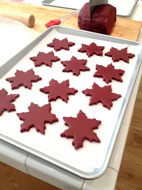 Red Velvet Cut Out Cookies