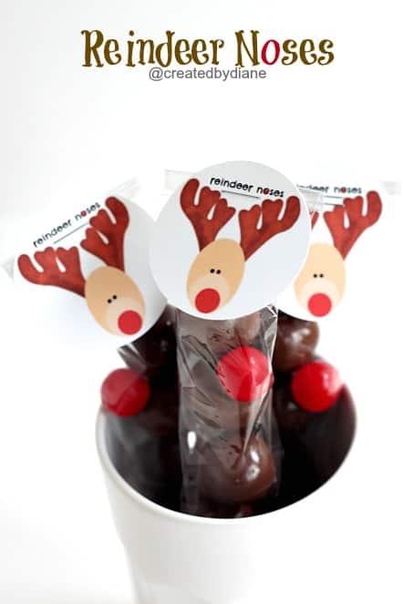 Reindeer Noses (how to and printable)