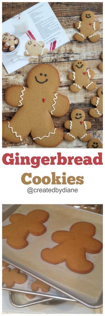 Giant Gingerbread Boy Cookie with Printable Template | Created by Diane