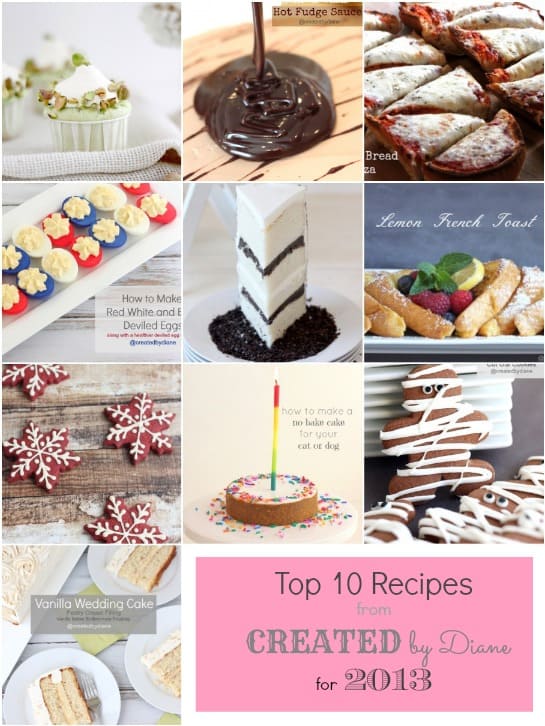Top 10 Recipes from Created by Diane for 2013