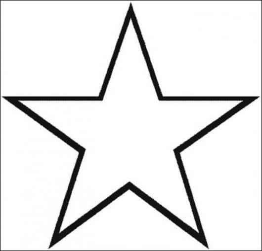 8.5x11 star for the perfect star on crafts, baking cookies, holiday decor and more
