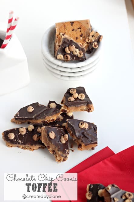 Chocolate Chip Cookie Toffee @createdbydiane