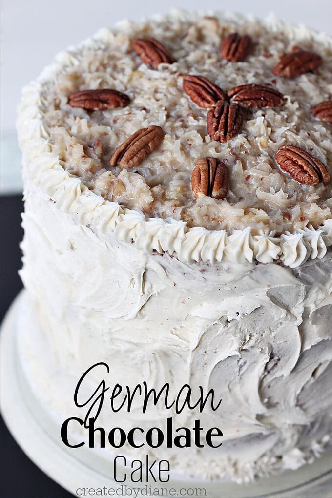 GERMAN CHOCOLATE CAKE createdbydiane
