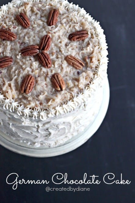 German Chocolate Cake @createdbydiane