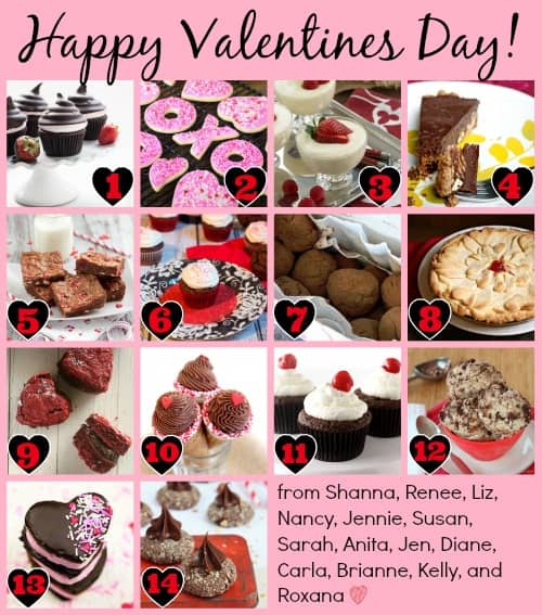 #holidayfoodparty Valentine's Day Post 14 Fabulous Recipes for Valentine's Day @createdbydiane