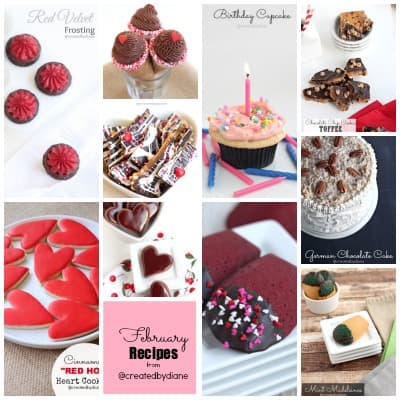 February Recipes from @createdbydiane