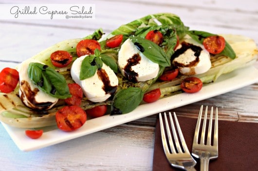 Grilled Caprese Salad @createdbydiane