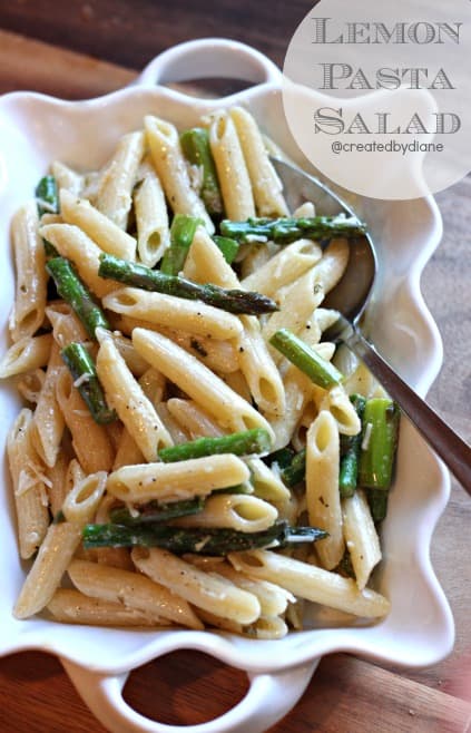 Lemon Pasta Salad @createdbydiane