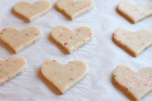 Lemon cookies with sprinkles