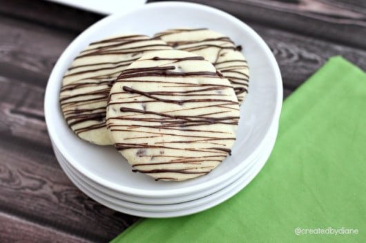 Mint Chocolate Chip Cookies