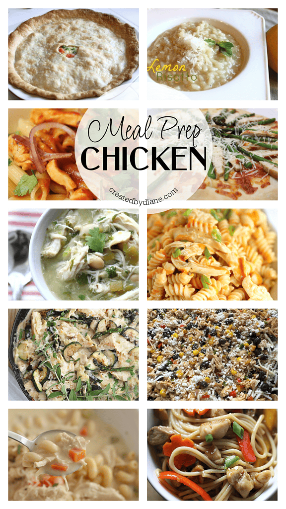 MEAL PREP CHICKEN and 20+ recipes to use it in createdbydiane