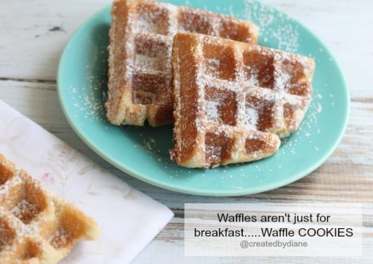 Waffle Cookies www.createdby-diane.com