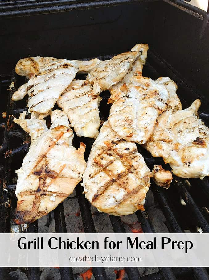 grilled chicken breeasts and meal options