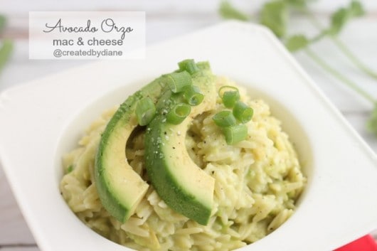 Avocado Orzo Mac and Cheese from @createdbydiane