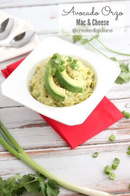 Avocado Orzo mac and cheese @createdbydiane @ca_avocados @kerrygolddairy